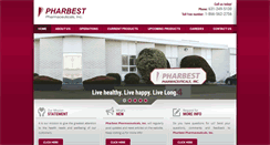 Desktop Screenshot of pharbestusa.com