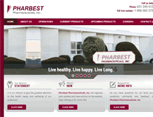 Tablet Screenshot of pharbestusa.com